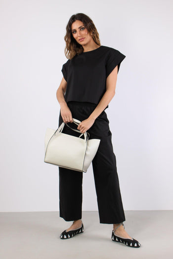 Casacca Manica Aletta Nero - 5