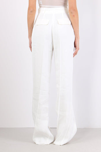 Pantalone Palazzo Lino Avorio - 4