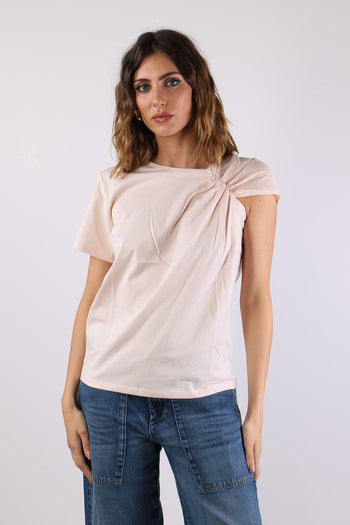 Lateral T-shirt Arriccio Spall Silver Peony - 2