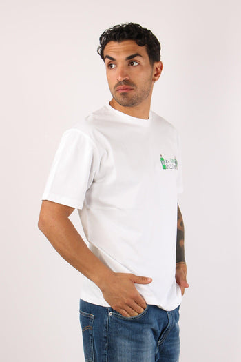 T-shirt Scritta Ricami Gin Clock - 3