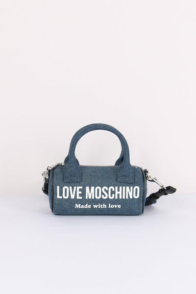 Bauletto Canvas Lettering Denim