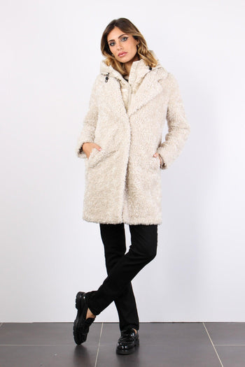 Cappotto Teddy Piuma Chantilly - 4