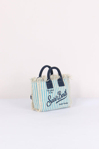 Vanity Mini Righe Azzurro/blu - 7