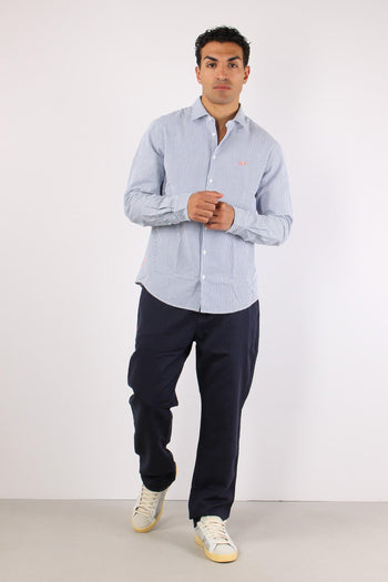 Camicia Fancy Riga Navy/bianco - 3