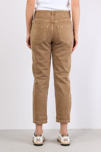 Denim Boyfriend Resinato Biscotto - 5