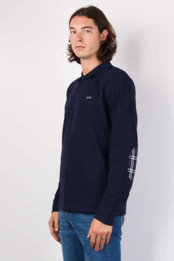 Polo Toppe Contrasto Navy Blue - 6