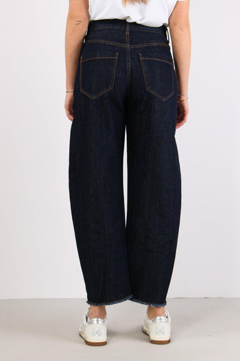 Denim Baloon Impunture Denim Scuro - 4