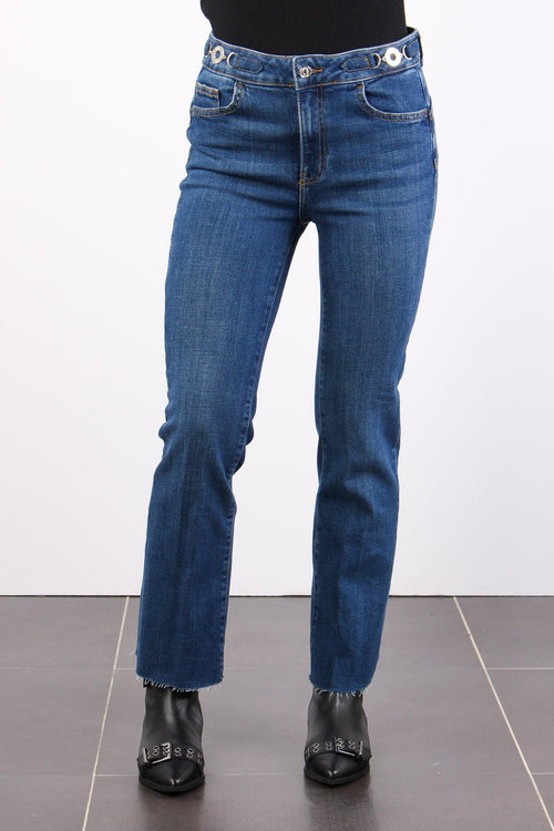 Jeans Princess Catena Passanti Denim Dark Blue - 2