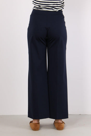 Pantalone Punto Milano Tencell Blu - 5