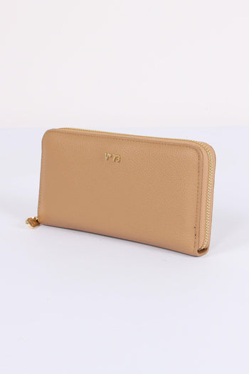Keira Portafoglio Zip Around Beige - 2