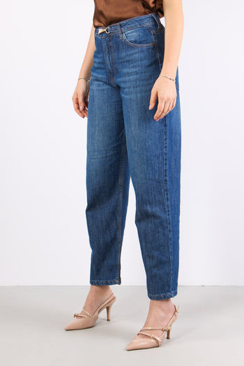 Carla_241 Jeans Bagghy Leggeri Blue Denim - 5