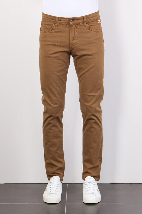 Pantalone 5 Tasche Slim Fit Read Taupe - 2