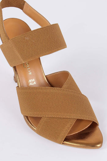 Sandalo Elastico Incrocio Bronzo - 5