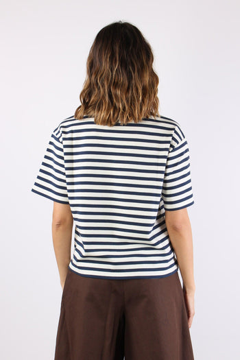 Sabato T-shirt Cotone Ricami Off White - 4