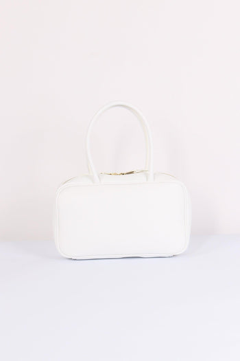 Bauletto Manico Zip Bianco - 3