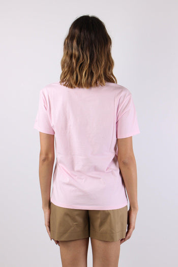 T-shirt Scritta Ricamo Bounjour - 4