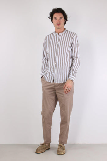 Camicia Lino Riga Grande Brown - 3