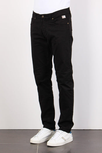 Pantalone 5 Tasche Slim Fit Read Black - 7