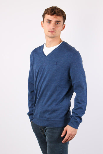 Maglia Scollo V Merinos Rustic Navy - 5