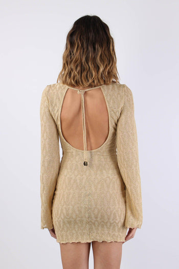 Abito Jacquard Lurex Gold - 3