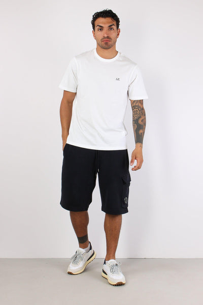 T-shirt Stampa Occhiali Gauze White