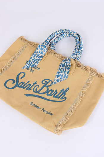 Vanity Foulard Beige/blu - 2