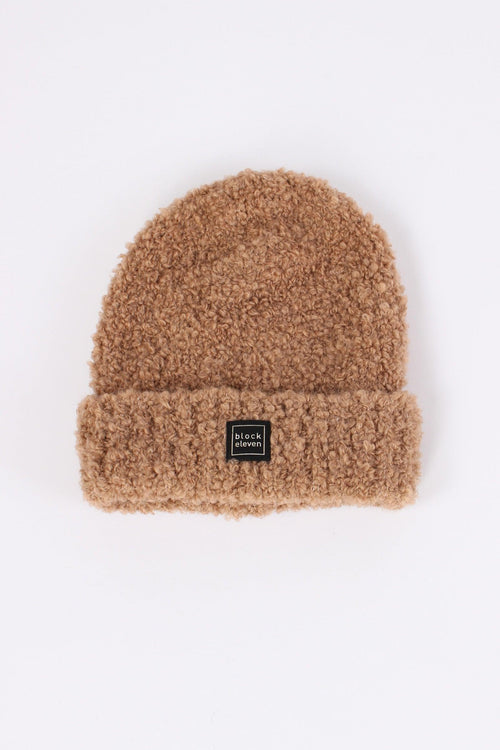 Cuffia Boucle Cammello