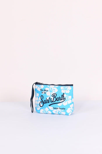Aline Pochette Fiori Azzurro - 2
