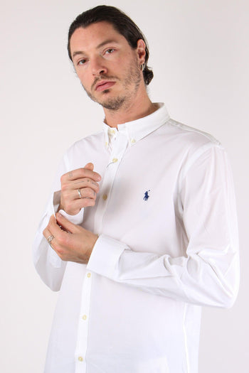 Camicia Slim Botton Down White - 7