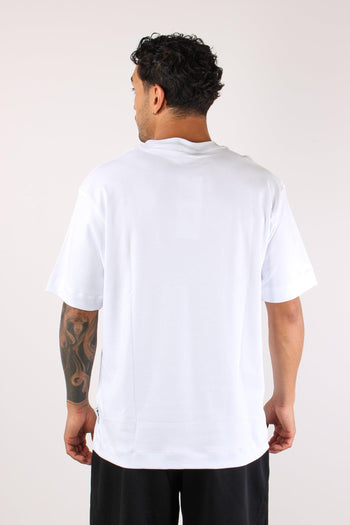 T-shirt Over Jersey Bianco - 5