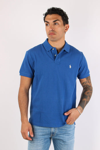 Polo Manica Corta Dusty Azure - 2