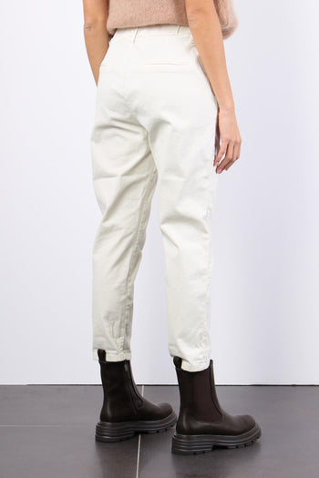 Pantalone Gabardina Elastico Burro - 6