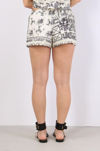 Short Fantasia Copacabana Beige/nero - 4
