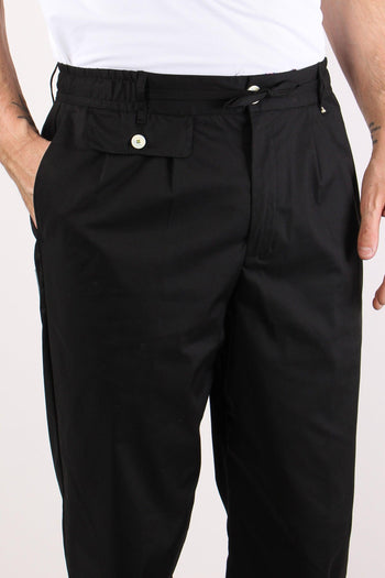 Pantalone Cotone Nero - 8