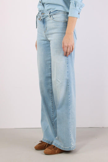 Jeans Good Flare Denim Chiaro - 3
