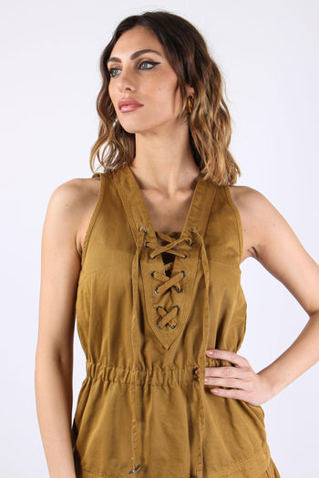 Casarsa Abito Voile Gabardina Bronzo - 9