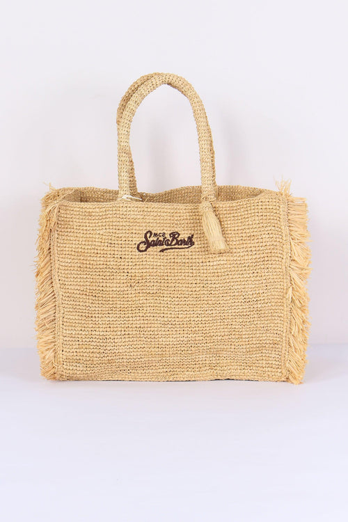 Vanity Raffia Frange Cammello