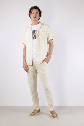 Camicia Mc Misto Lino Ecru - 2
