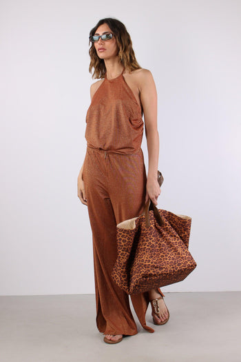 Top Lurex Apertura Schiena Ruggine - 5