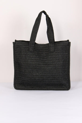 Borsa Rafia Nero - 3