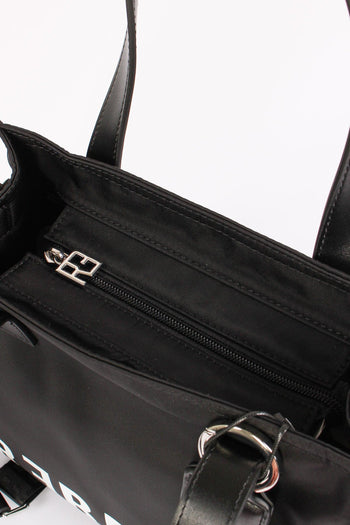 Poppy Shopping Nylon Mini Black - 7
