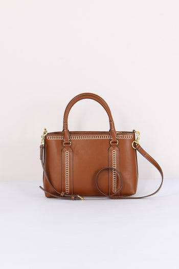 Shopping Mini Impunture Cuoio - 3