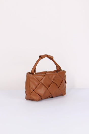 Pochette Intreccio Vera Pelle Cuoio - 6