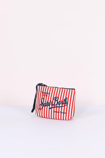 Aline Pochette Righe Rosso/bianco - 2