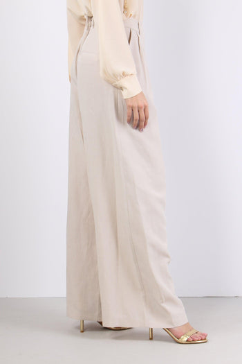 Cloes Pantalone Zampa Tessut Milk - 6