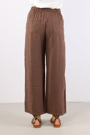 Pantalone Banda Gros Laterale Cacao - 4