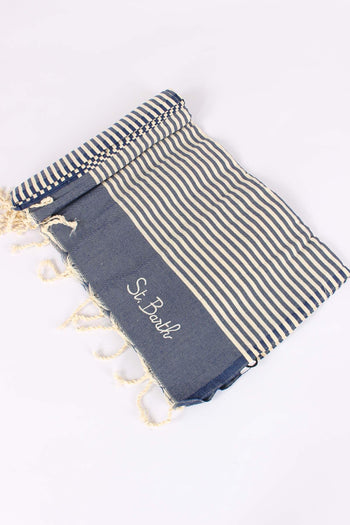 Foutas Righe Bianco/blu - 2