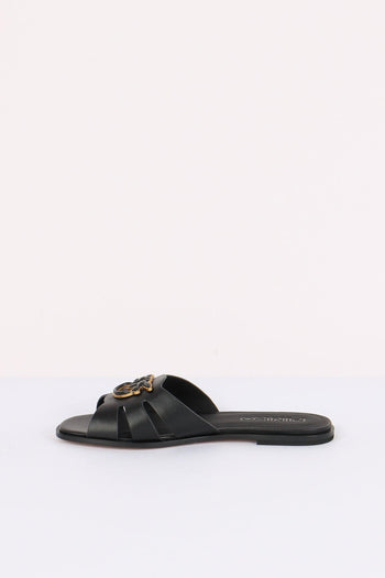 Ciabatta Pelle Fascie Black - 6