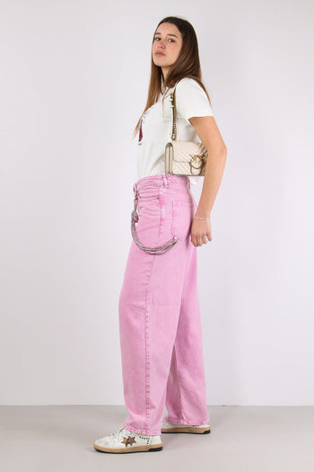 Lauryn Jeans Catena Strass Rosa Chiaro - 3