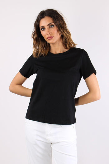 T-shirt M/m Cotone Nero - 2